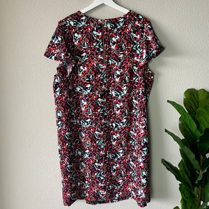 Tahari Floral Print Dress Sz 1X NWT